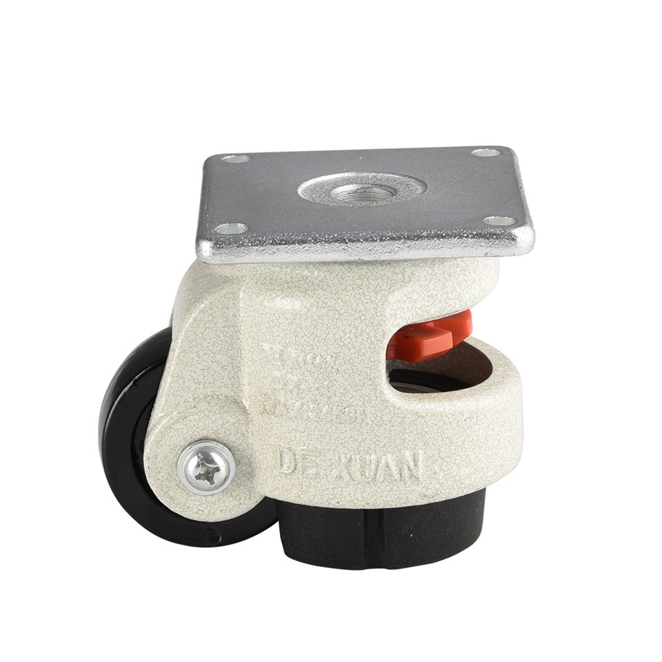 What is the anti - wear performance of a leveling plate caster?